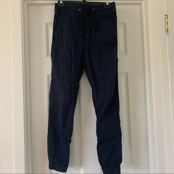 H&M Navy Joggers - Picture 1 of 4